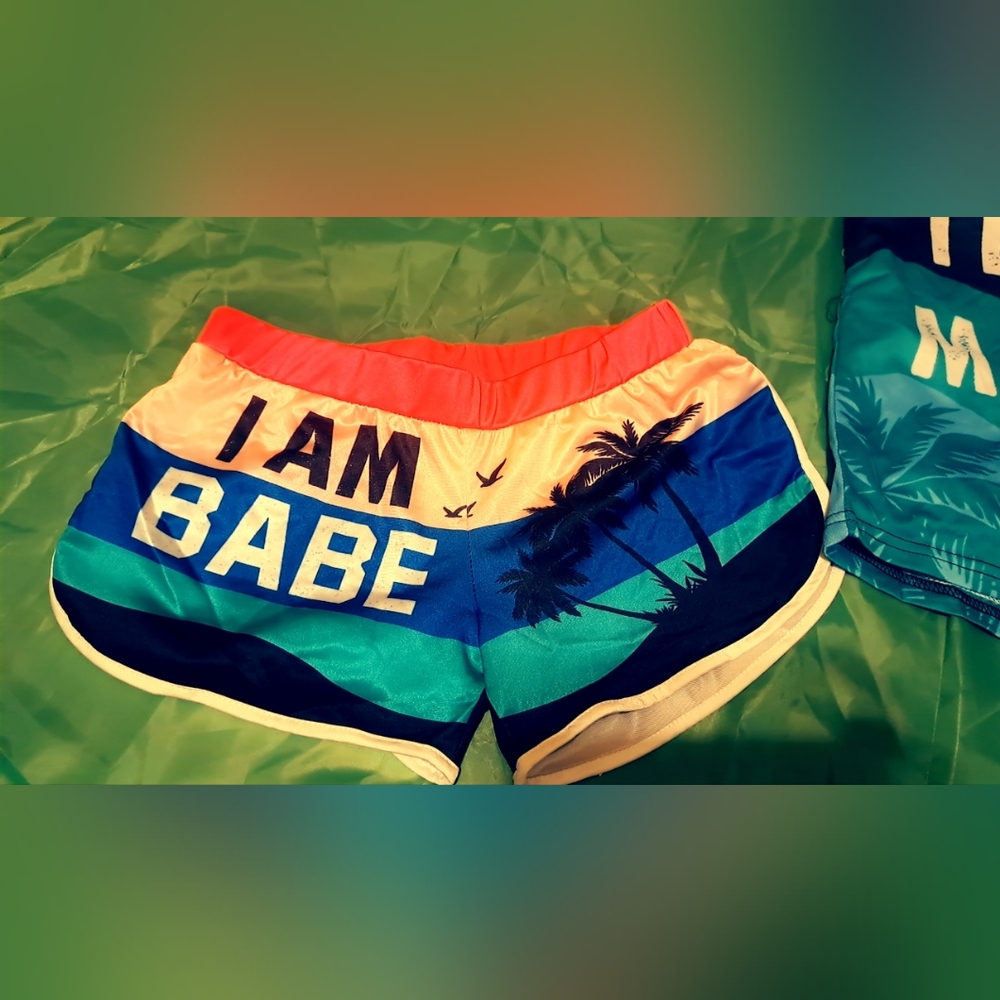 Woman shorts 2 pairs both large in size